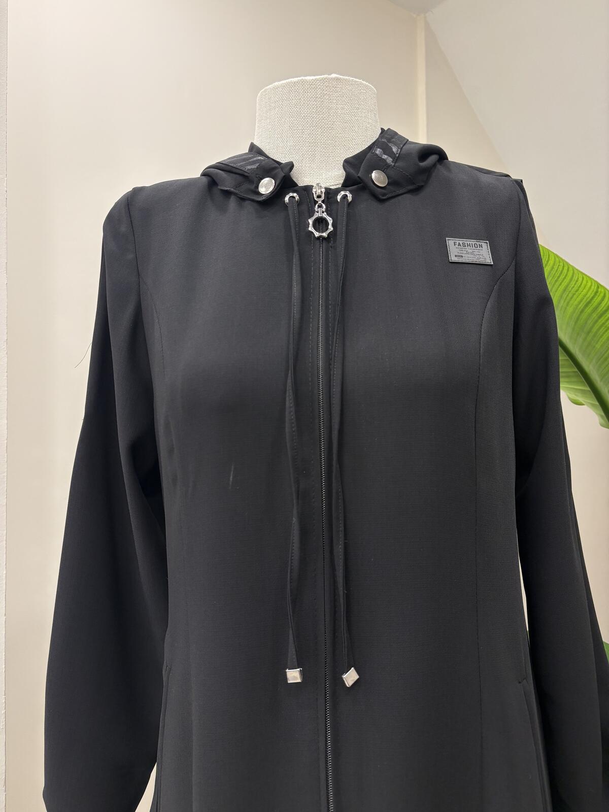 BELDEN OTURTMALI KAPŞONLU FERACE