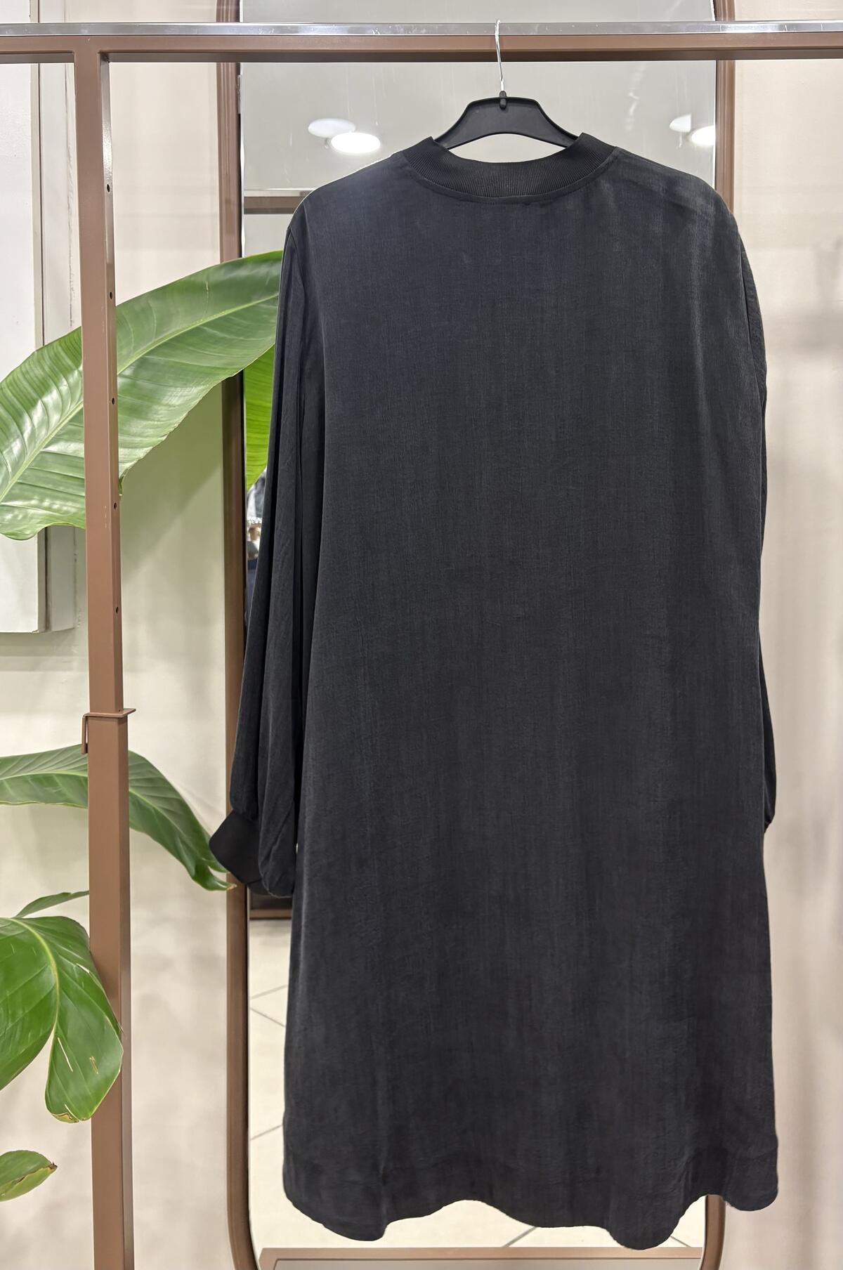 YARIM FERMUARLI KUPRA TUNİK