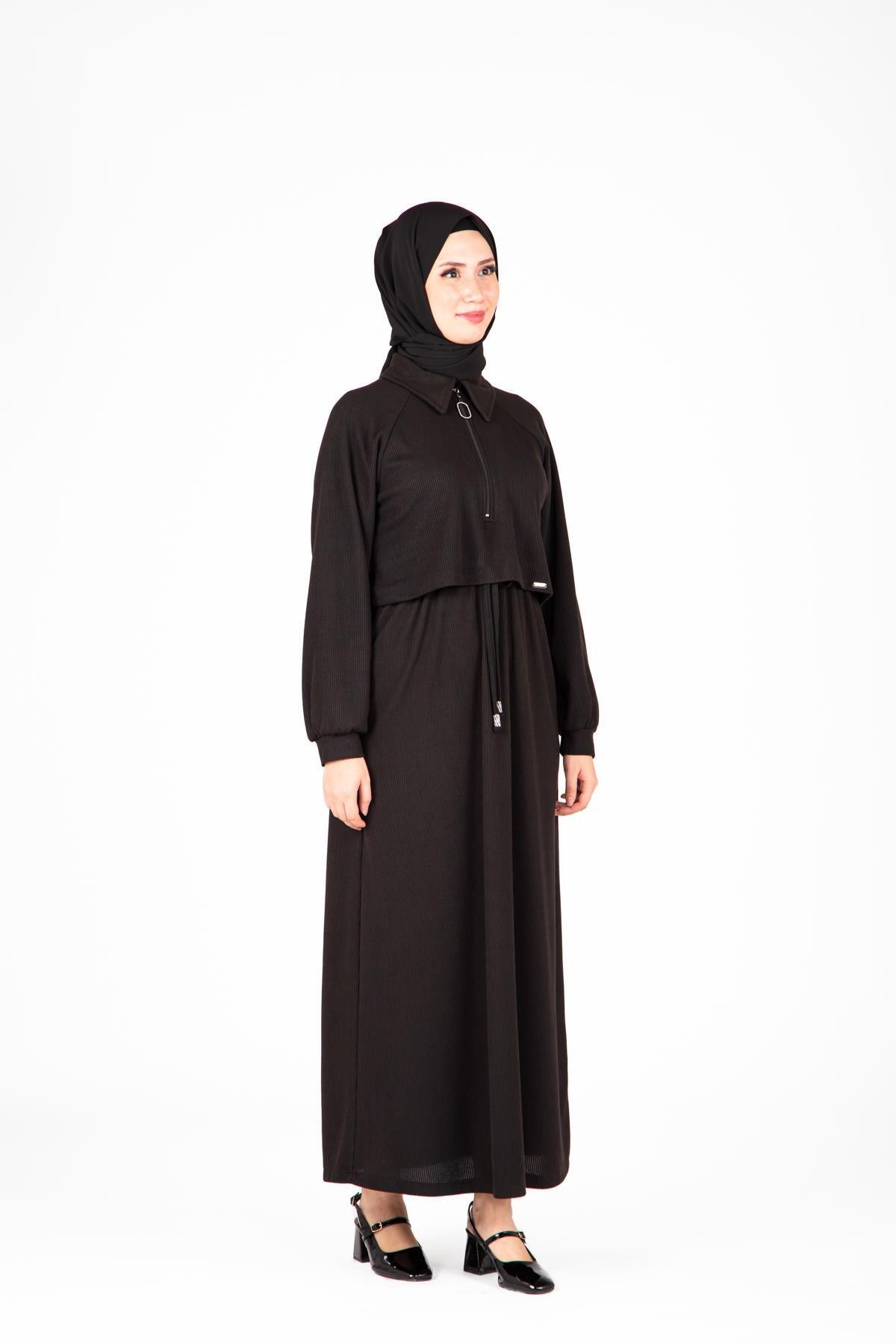 BOLEROLU ÖRME ELBİSE