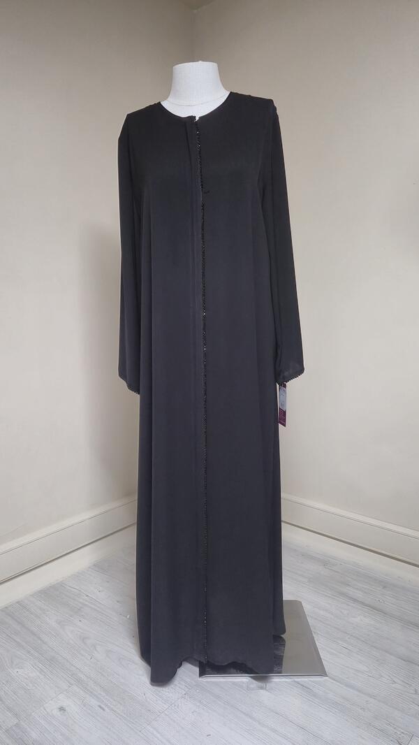 TAŞ DETAYLI DUBAİ FERACE