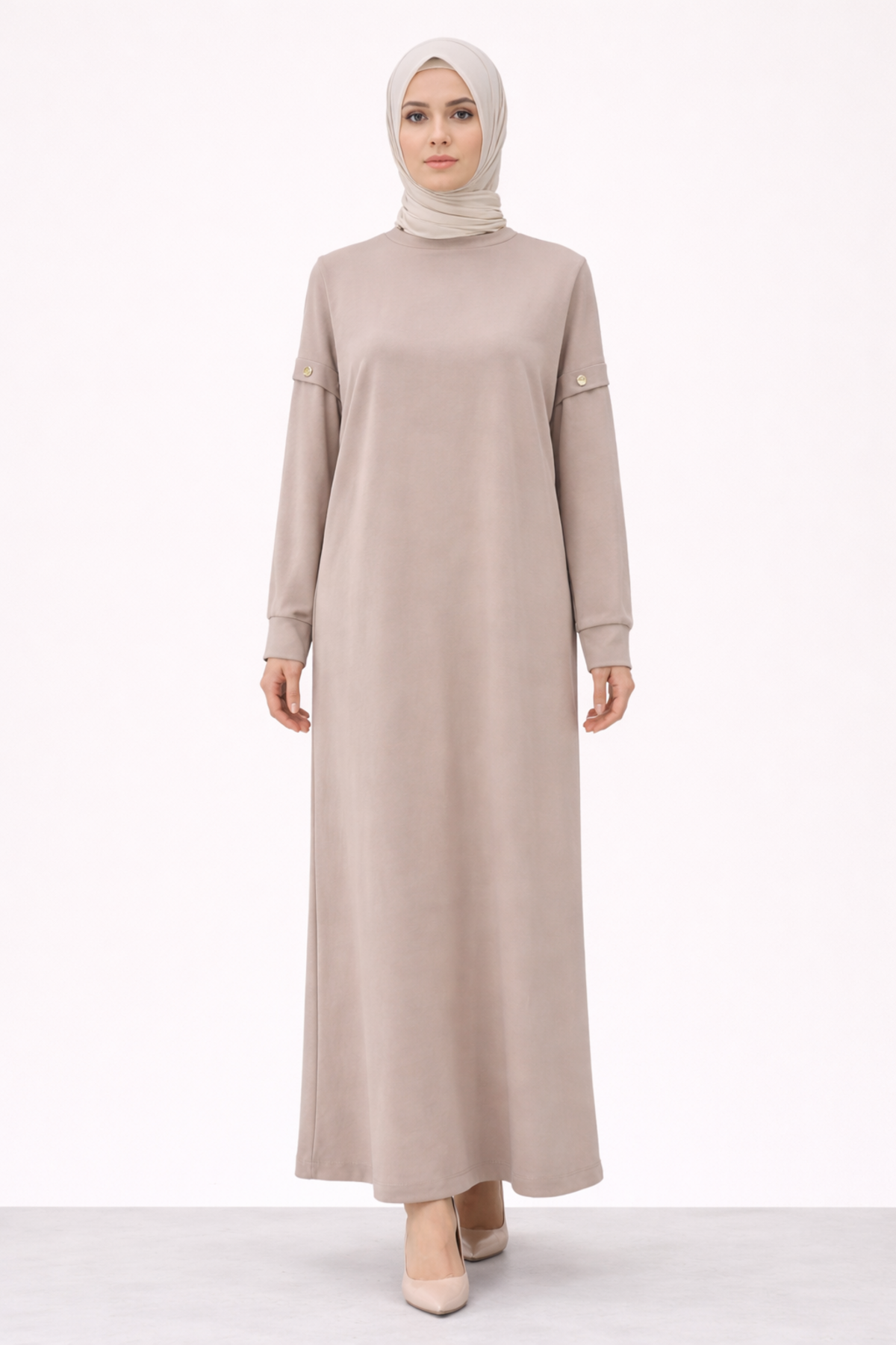 KOL RİVETLİ OYSHO ELBİSE