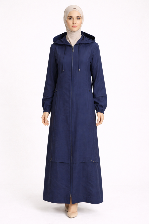 KAPŞONLU ETEK BANTLI KAP