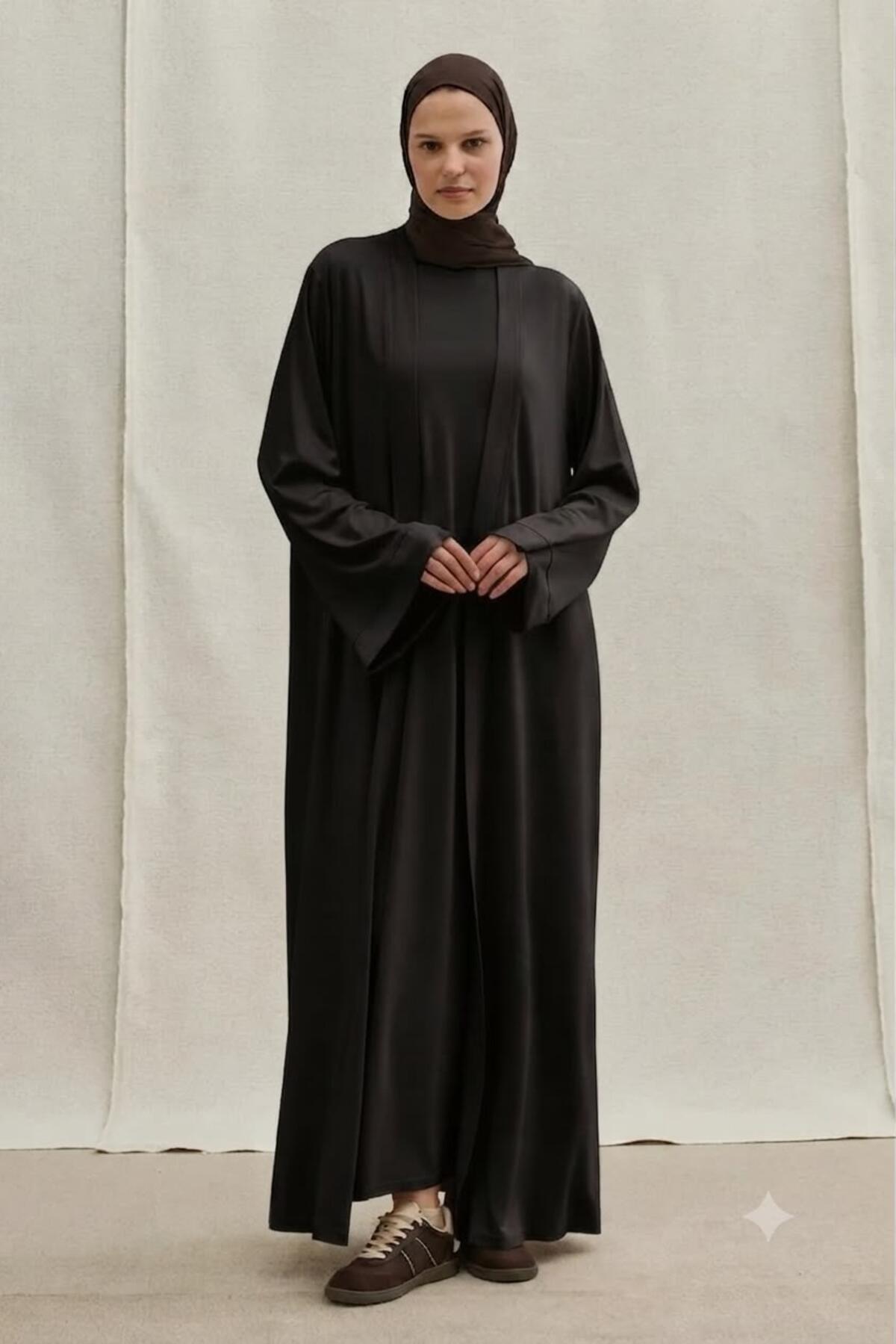İKİLİ BAMBU GÜNLÜK ABAYA