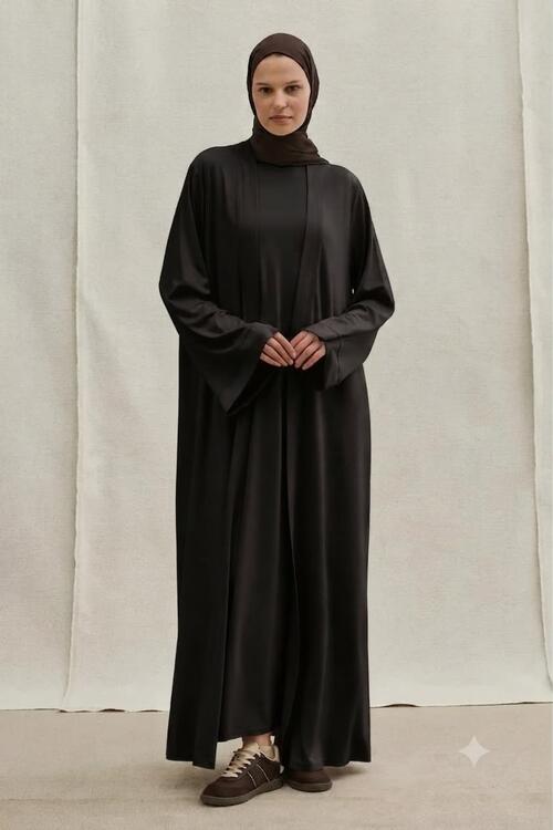 İKİLİ BAMBU GÜNLÜK ABAYA