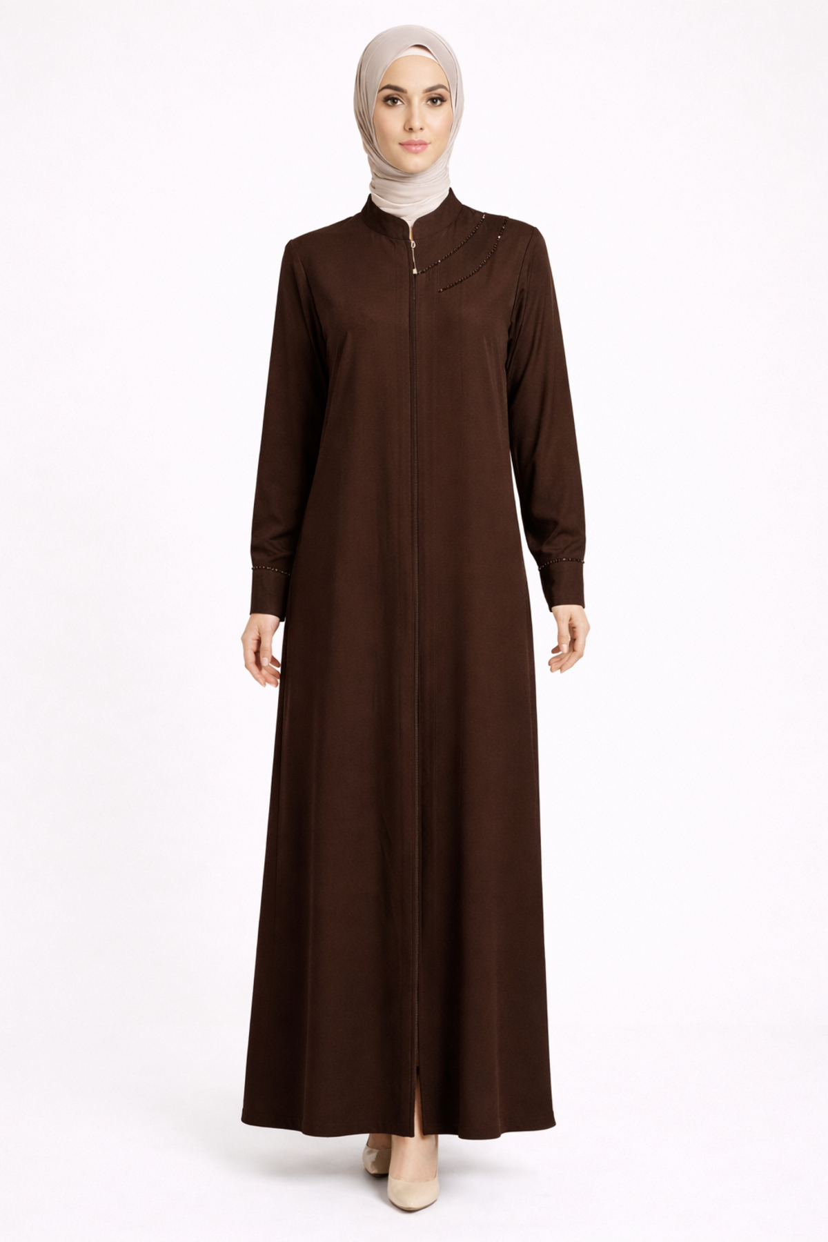 YAKA BONCUKLU TAŞLI FERACE