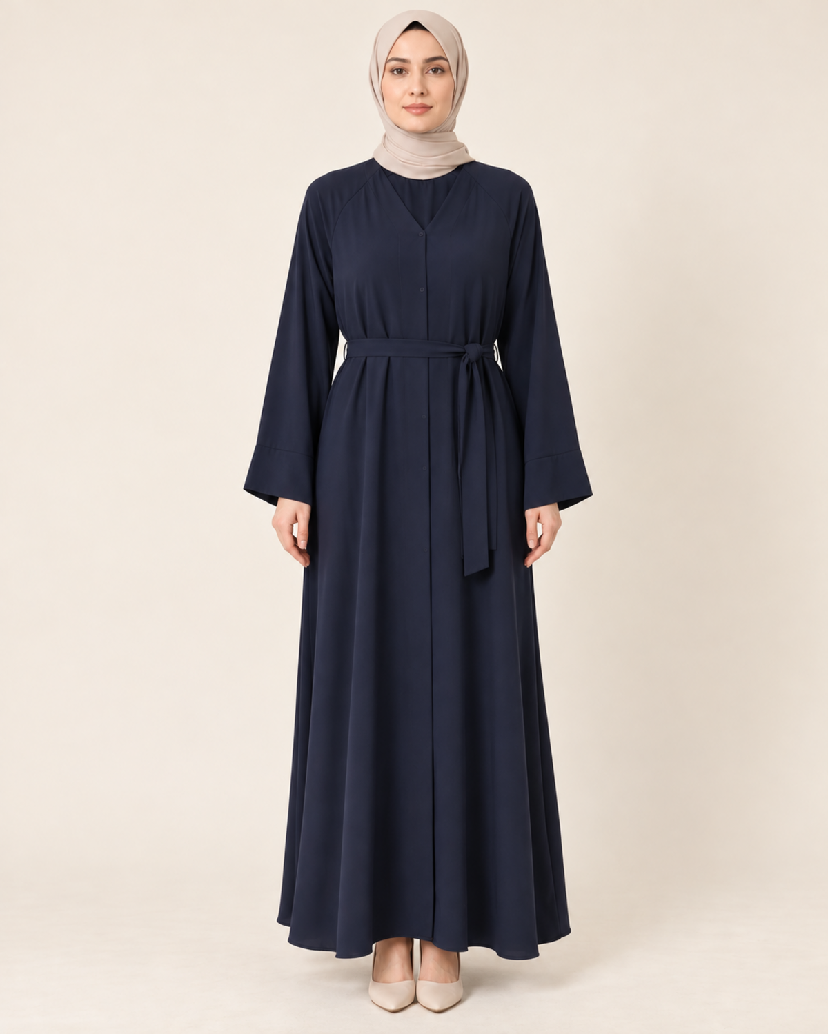 ÇITÇITLI MEDİNE İPEĞİ ABAYA