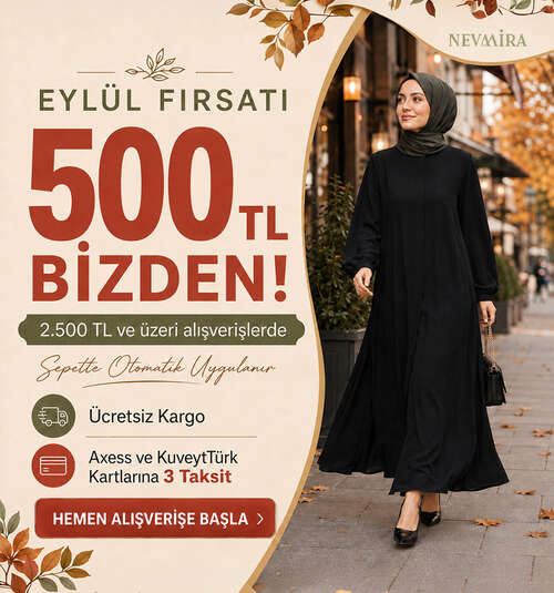 Eylül Fırsatı 500 TL İndirim Sepette